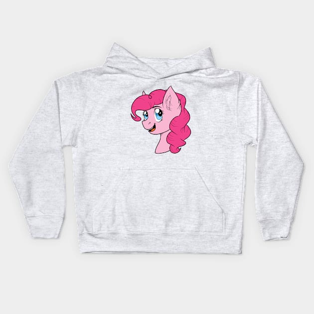 Comic Pinkie Kids Hoodie by r0guejedi